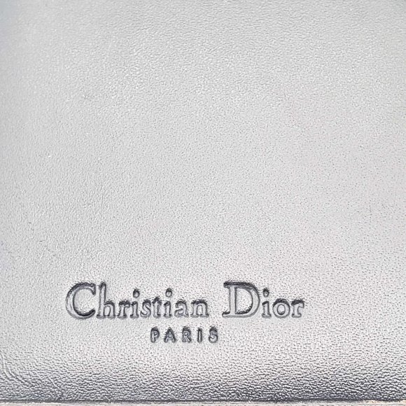 100% Authentic Christian Dior Navy Blue Canvas Wallet - Picture 12 of 12